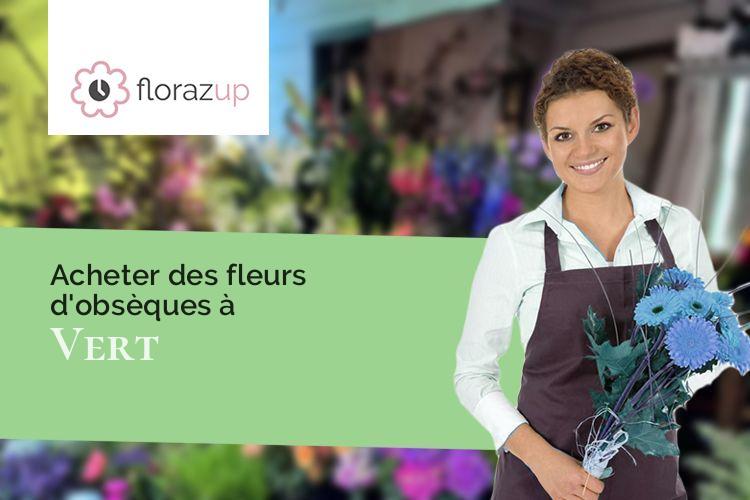 fleurs deuil pour un deuil à Vert (Yvelines/78930)