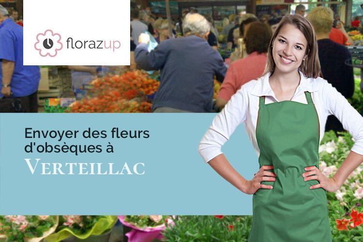 bouquets de fleurs pour un deuil à Verteillac (Dordogne/24320)
