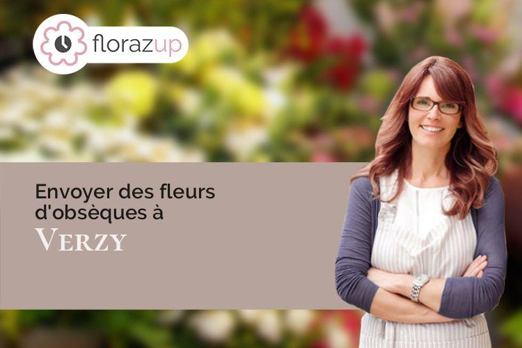 compositions de fleurs pour une crémation à Verzy (Marne/51380)