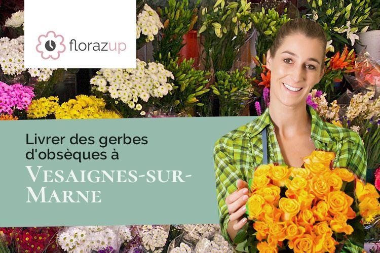 fleurs deuil pour un décès à Vesaignes-sur-Marne (Haute-Marne/52800)