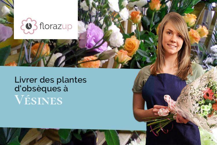 bouquets de fleurs pour des obsèques à Vésines (Ain/01570)