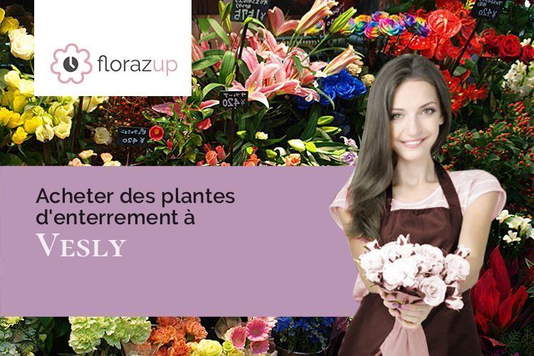 bouquets de fleurs pour un deuil à Vesly (Eure/27870)