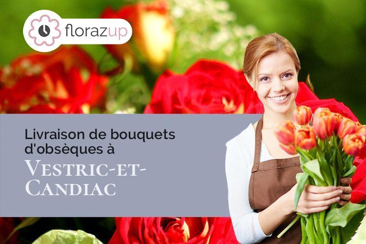 bouquets de fleurs pour un enterrement à Vestric-et-Candiac (Gard/30600)