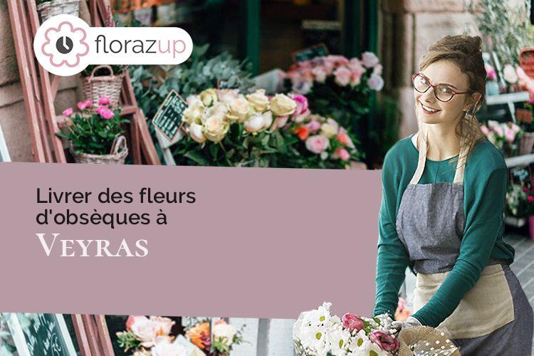 créations florales pour un décès à Veyras (Ardèche/07000)