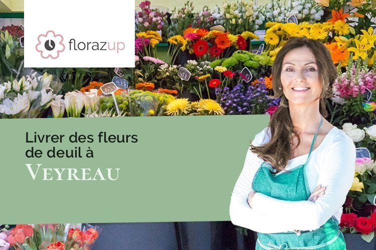 créations florales pour des funérailles à Veyreau (Aveyron/12720)