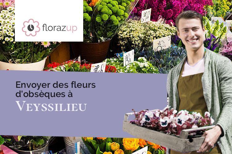 fleurs deuil pour une crémation à Veyssilieu (Isère/38460)