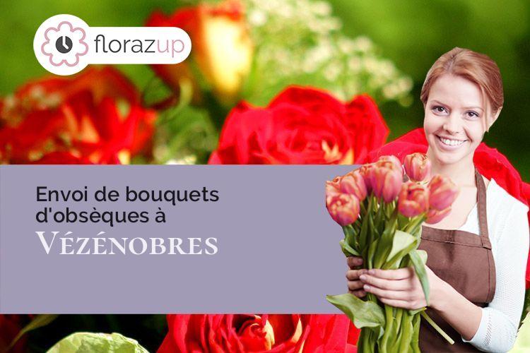 bouquets de fleurs pour un décès à Vézénobres (Gard/30360)
