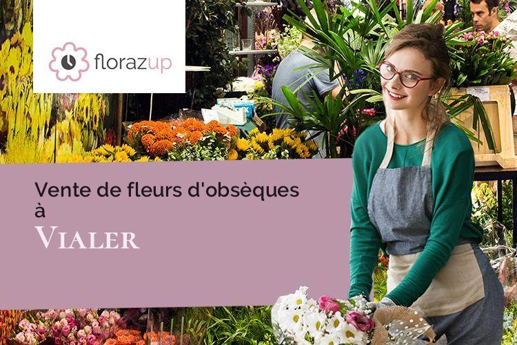 créations de fleurs pour un deuil à Vialer (Pyrénées-Atlantiques/64330)