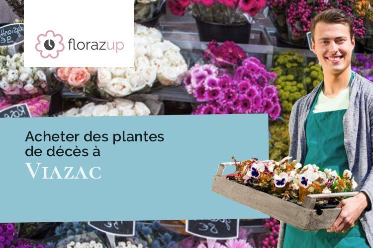 croix de fleurs pour une crémation à Viazac (Lot/46100)