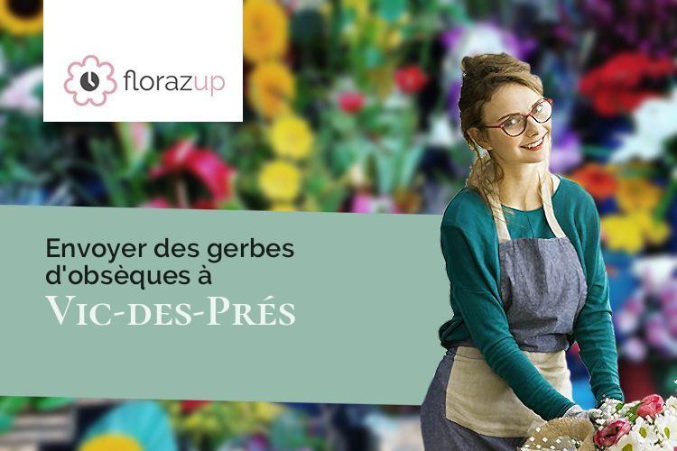 compositions florales pour un décès à Vic-des-Prés (Côte-d'Or/21360)