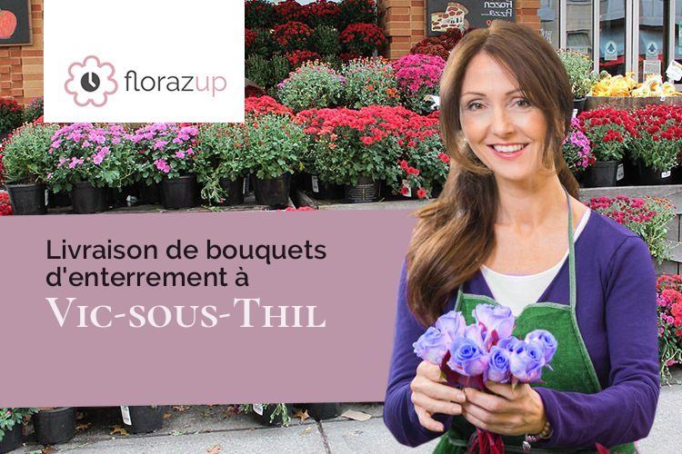 couronnes de fleurs pour un décès à Vic-sous-Thil (Côte-d'Or/21390)