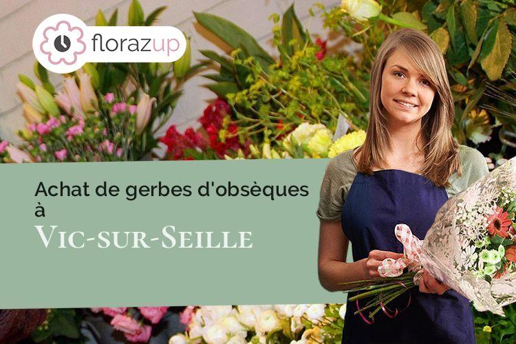 bouquets de fleurs pour des funérailles à Vic-sur-Seille (Moselle/57630)