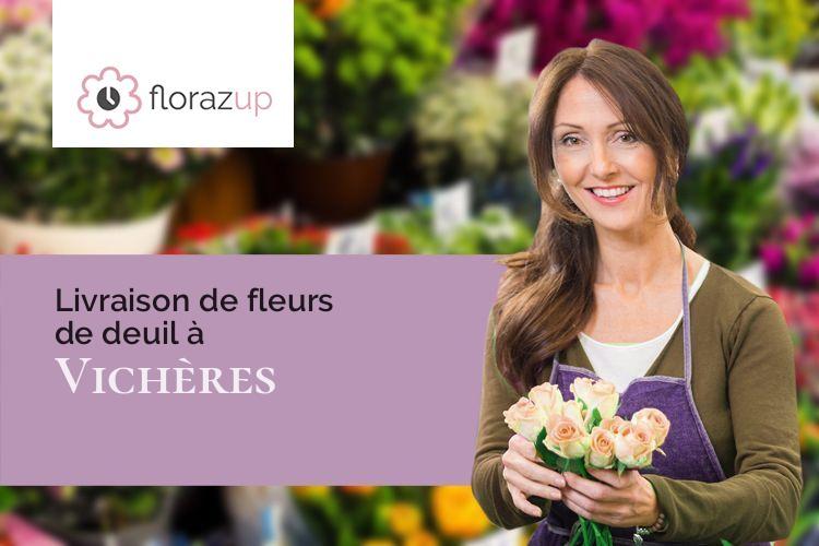 coupes de fleurs pour un deuil à Vichères (Eure-et-Loir/28420)