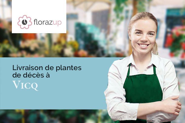 bouquets de fleurs pour un enterrement à Vicq (Allier/03450)