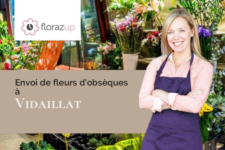 bouquets de fleurs pour un deuil à Vidaillat (Creuse/23250)