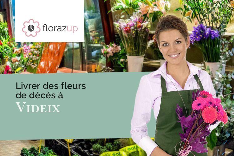 compositions florales pour un décès à Videix (Haute-Vienne/87600)