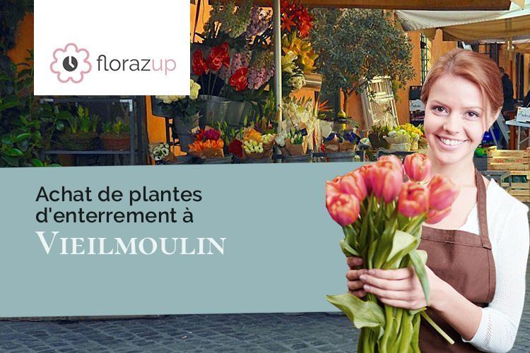 compositions de fleurs pour un décès à Vieilmoulin (Côte-d'Or/21540)