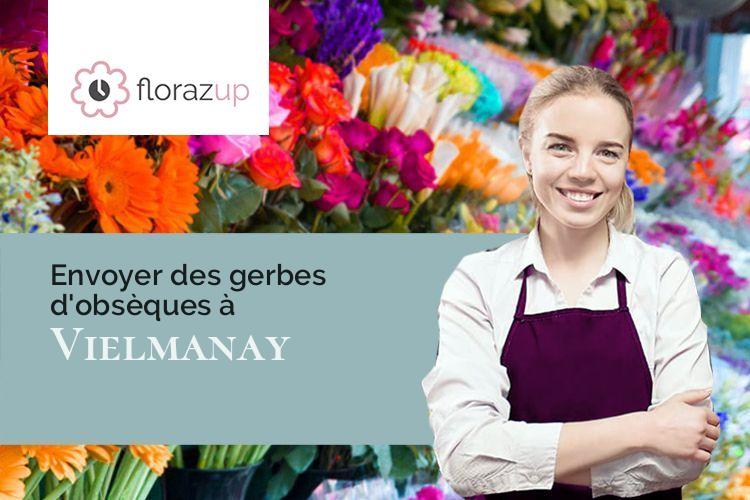 créations de fleurs pour des obsèques à Vielmanay (Nièvre/58150)
