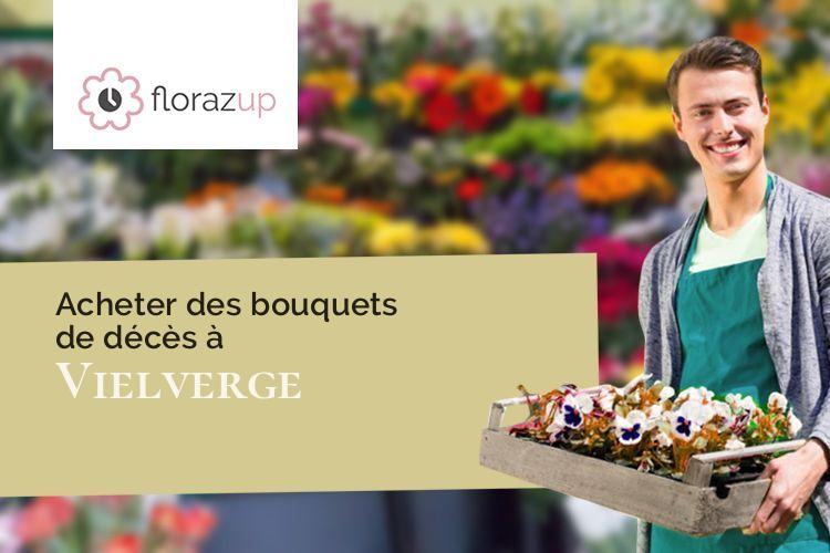 coupes de fleurs pour un enterrement à Vielverge (Côte-d'Or/21270)