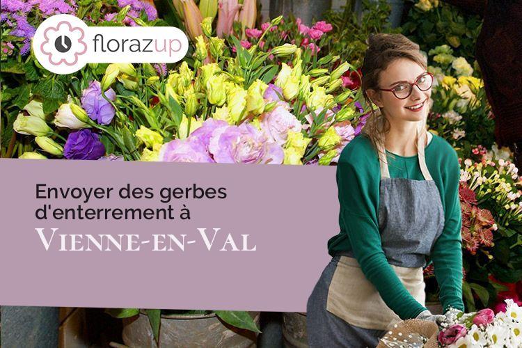 coupes de fleurs pour un deuil à Vienne-en-Val (Loiret/45510)