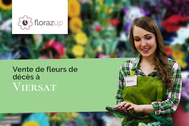 créations de fleurs pour un deuil à Viersat (Creuse/23170)