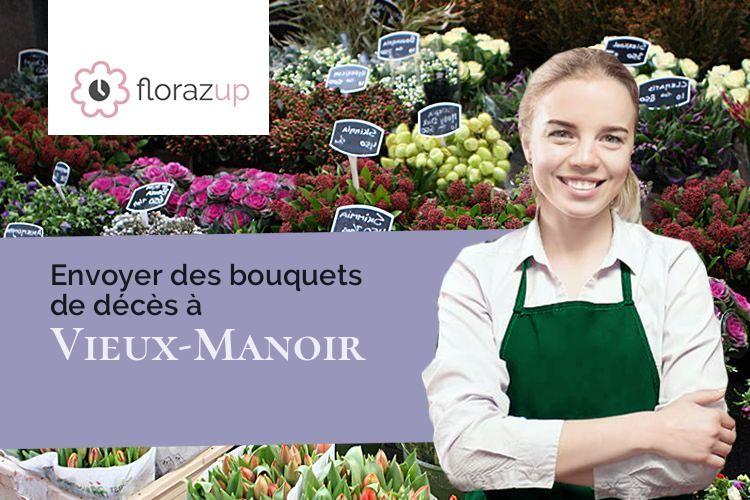 coupes de fleurs pour un enterrement à Vieux-Manoir (Seine-Maritime/76750)