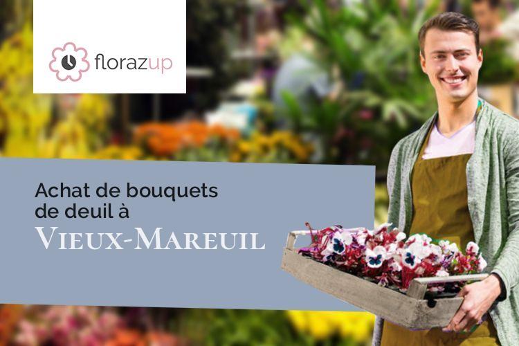 créations florales pour des funérailles à Vieux-Mareuil (Dordogne/24340)