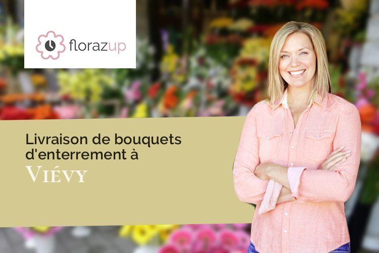 compositions de fleurs pour un deuil à Viévy (Côte-d'Or/21230)