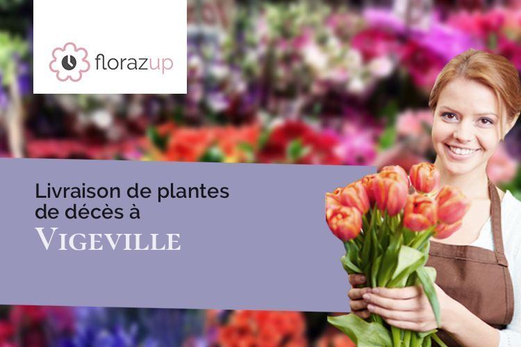 compositions florales pour une crémation à Vigeville (Creuse/23140)