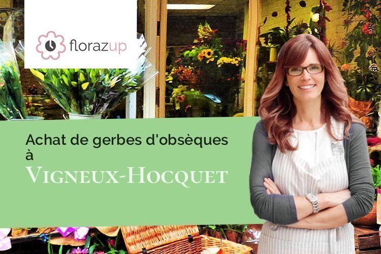 coupes de fleurs pour un décès à Vigneux-Hocquet (Aisne/02340)