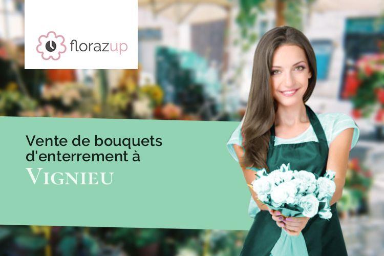 couronnes florales pour une crémation à Vignieu (Isère/38890)
