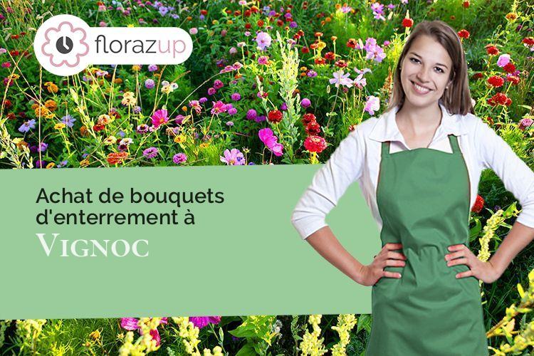 compositions de fleurs pour un enterrement à Vignoc (Ille-et-Vilaine/35630)