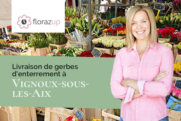 créations florales pour un enterrement à Vignoux-sous-les-Aix (Cher/18110)