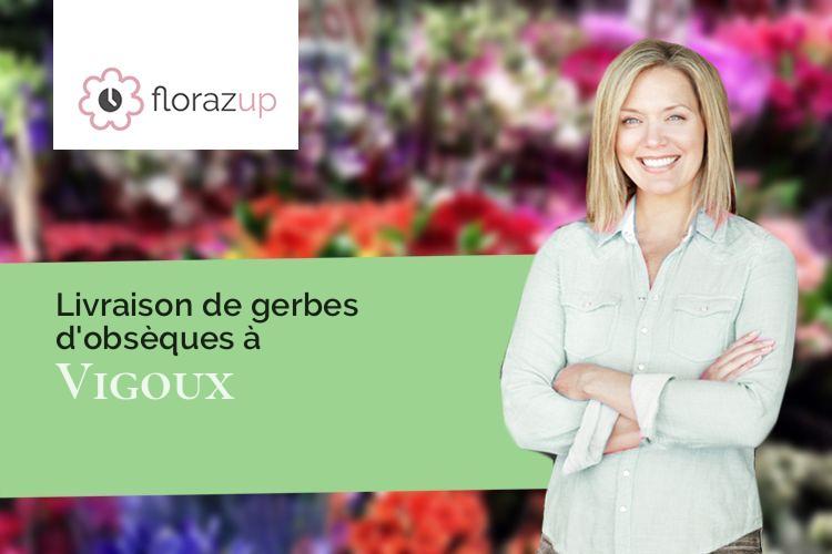 compositions florales pour un enterrement à Vigoux (Indre/36170)