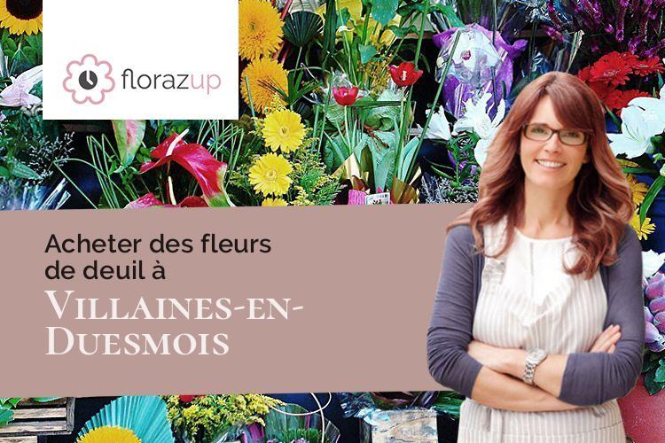 plantes pour des obsèques à Villaines-en-Duesmois (Côte-d'Or/21450)