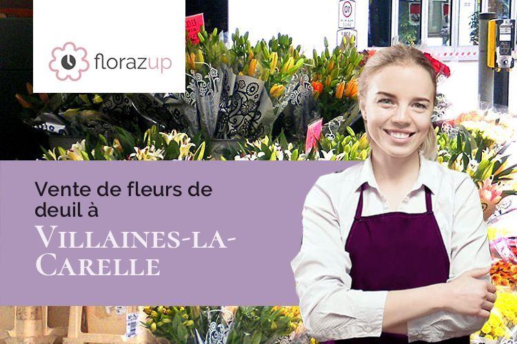 créations florales pour un deuil à Villaines-la-Carelle (Sarthe/72600)