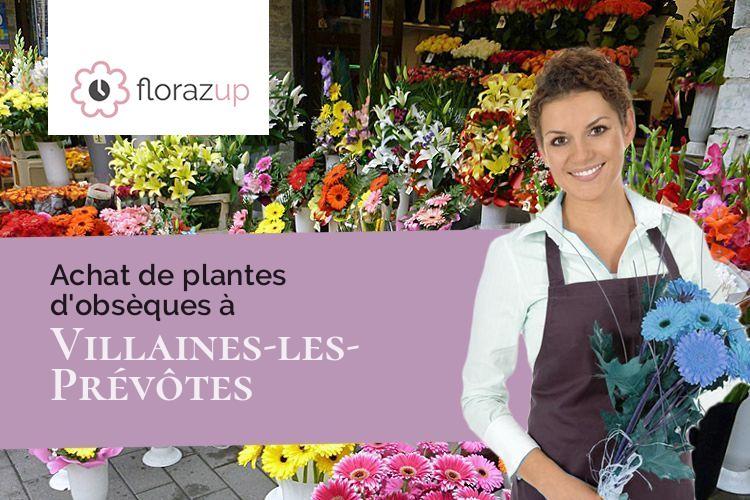 couronnes florales pour des obsèques à Villaines-les-Prévôtes (Côte-d'Or/21500)