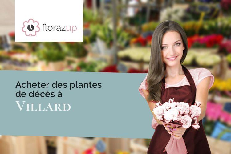 bouquets de fleurs pour un deuil à Villard (Creuse/23800)