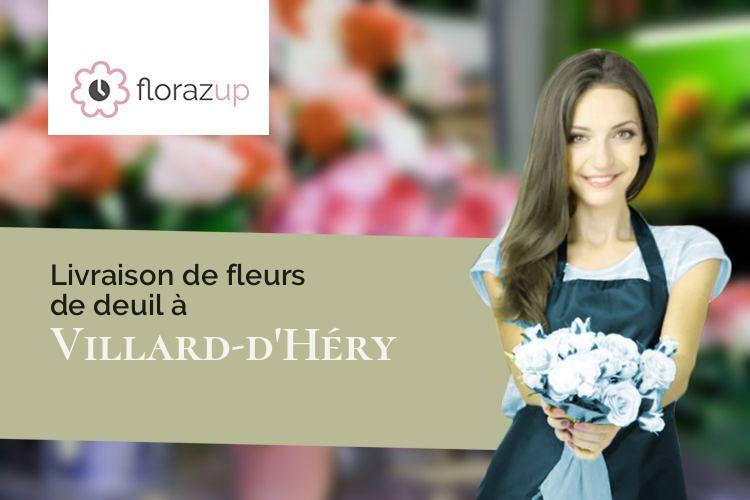 compositions florales pour un décès à Villard-d'Héry (Savoie/73800)