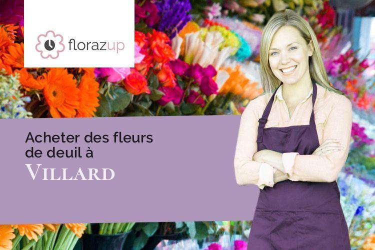 couronnes de fleurs pour une crémation à Villard (Haute-Savoie/74420)
