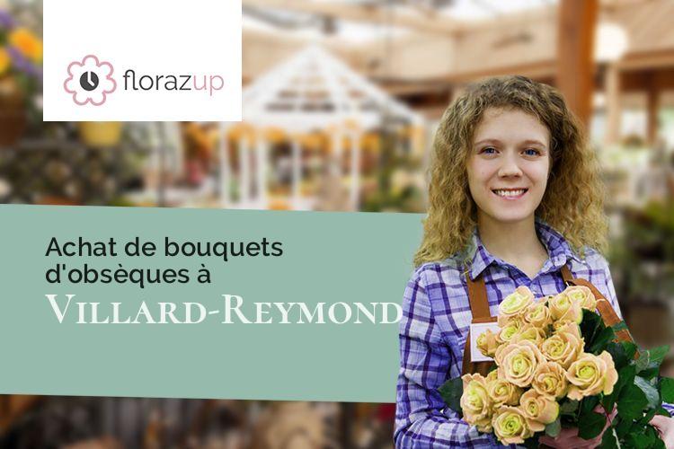 fleurs deuil pour une crémation à Villard-Reymond (Isère/38520)