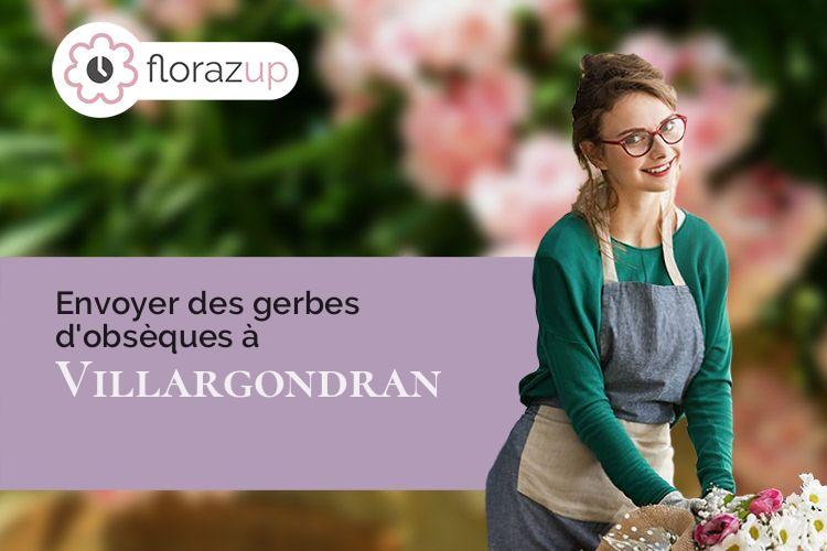 coeur de fleurs pour un décès à Villargondran (Savoie/73300)