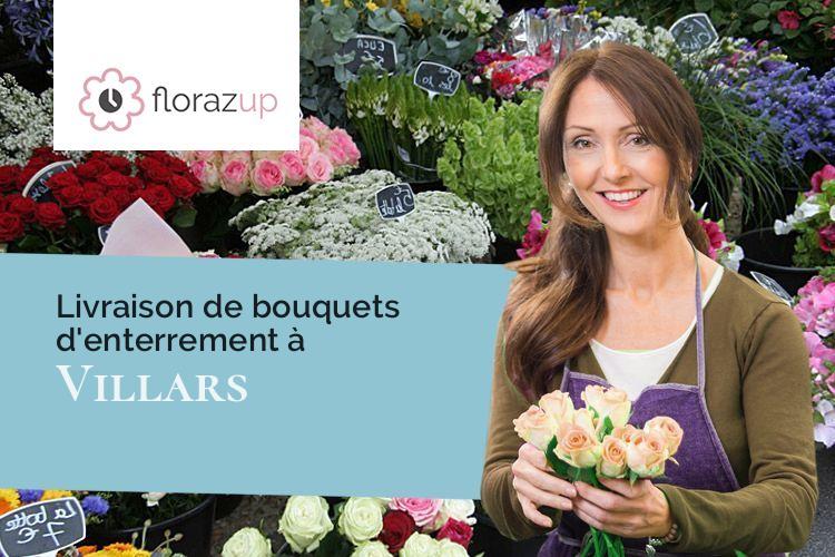 coeurs de fleurs pour des funérailles à Villars (Dordogne/24530)