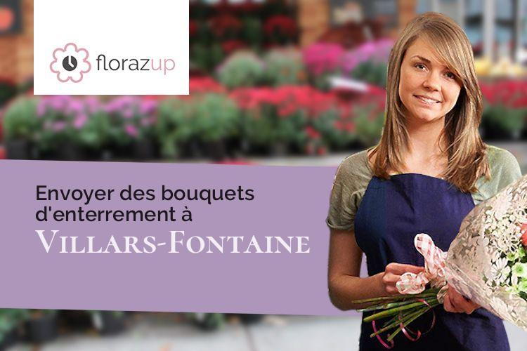 bouquets de fleurs pour une crémation à Villars-Fontaine (Côte-d'Or/21700)
