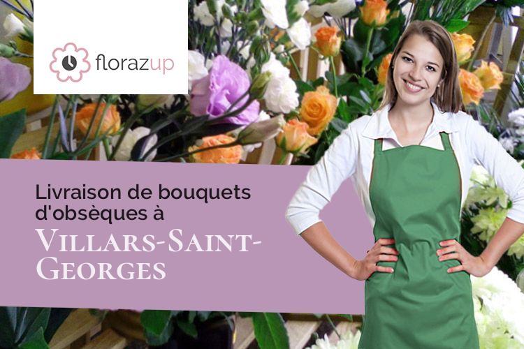 créations florales pour des funérailles à Villars-Saint-Georges (Doubs/25410)