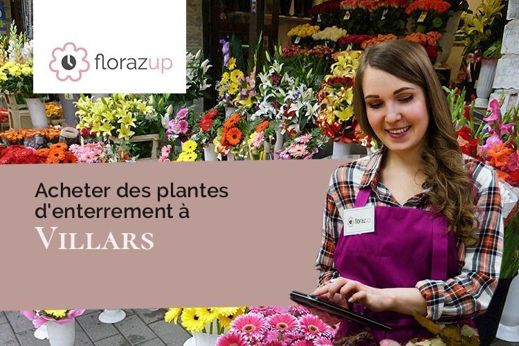 gerbes de fleurs pour des obsèques à Villars (Vaucluse/84400)