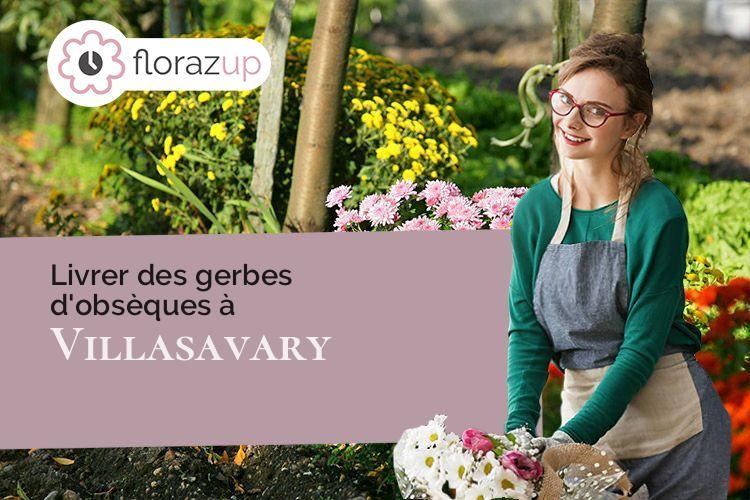 compositions de fleurs pour un deuil à Villasavary (Aude/11150)