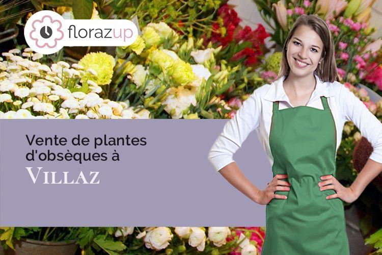 couronnes florales pour un deuil à Villaz (Haute-Savoie/74370)