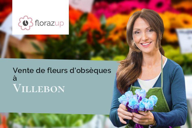 fleurs deuil pour des funérailles à Villebon (Eure-et-Loir/28190)