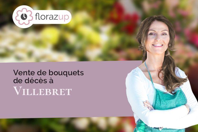 compositions florales pour un enterrement à Villebret (Allier/03310)